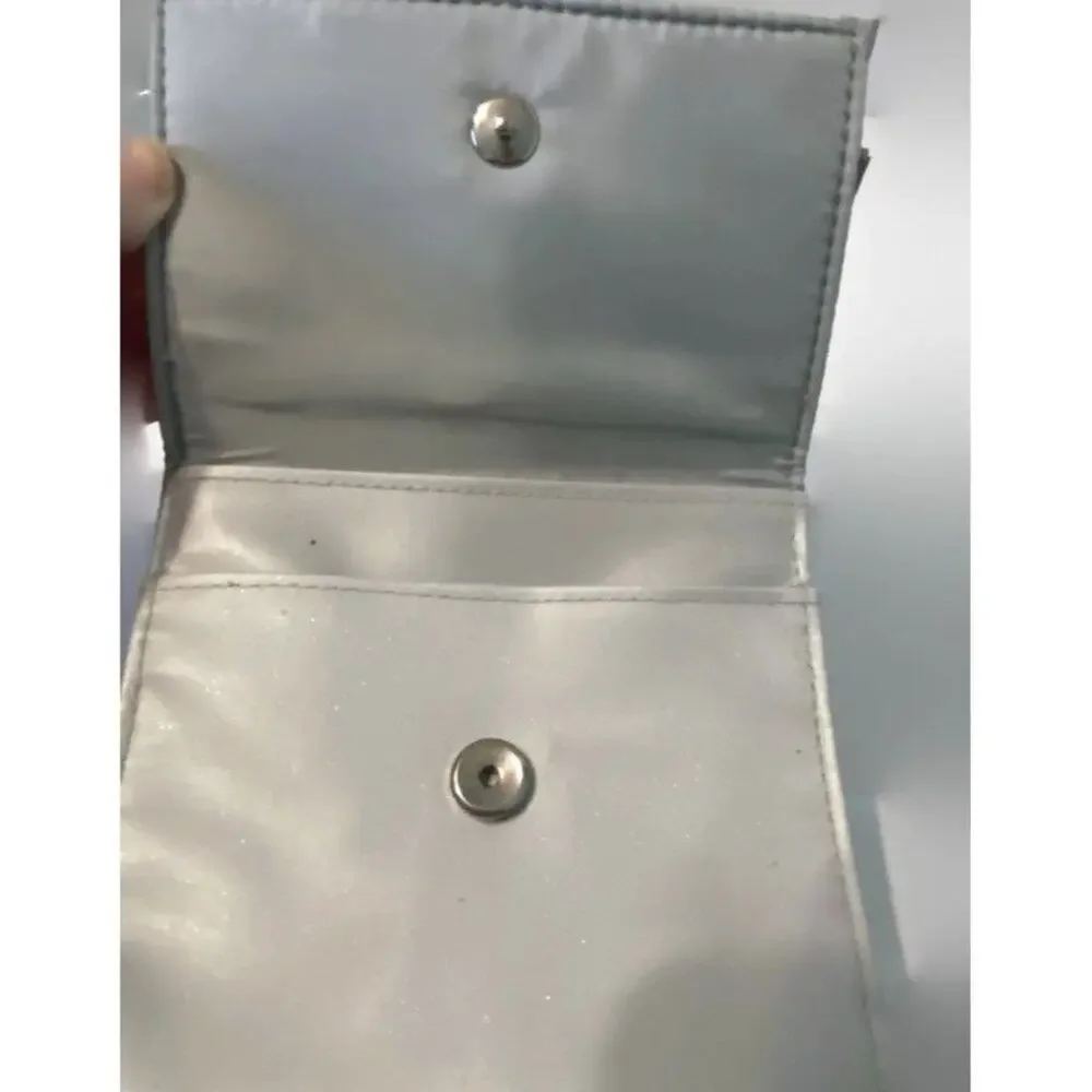 Shiseido Cosmetic Bag Shimmer Glitter Glam Modern Designer Classy Chic Elegant